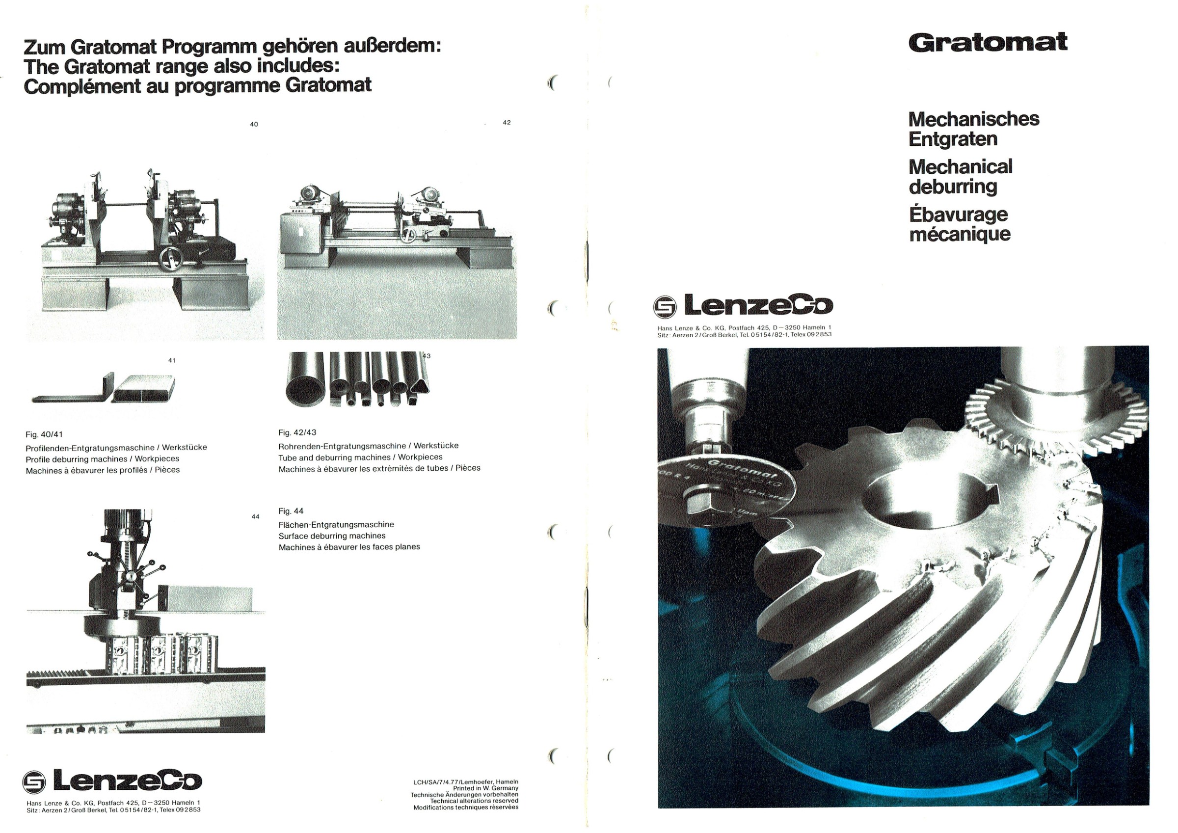 GRATOMAT · Lenze
